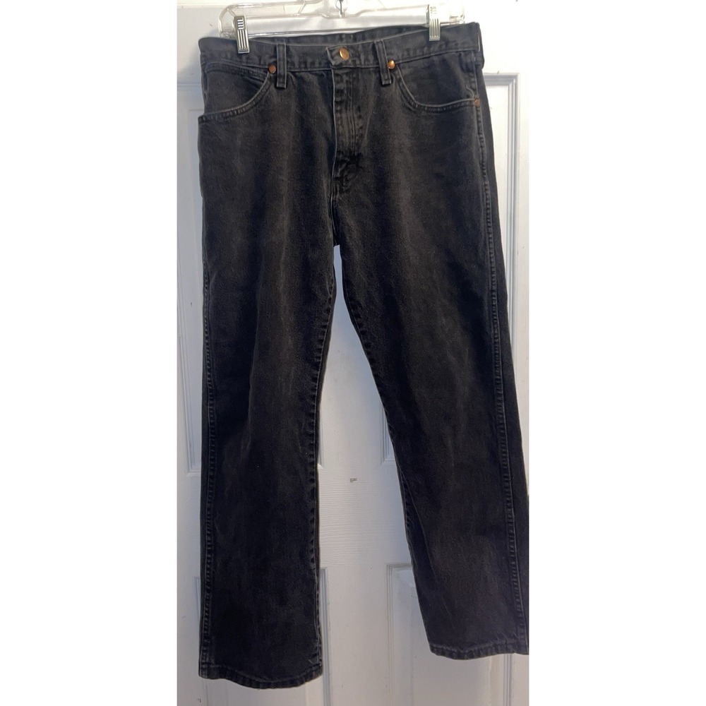 Wrangler Black Bootcut Jeans